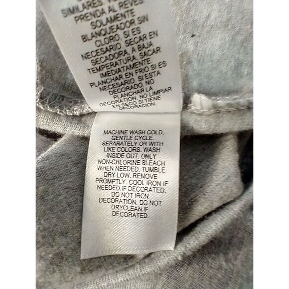 Disney Store G For Grumpy Snow White Dwarf Grey T-Shirt Medium Vintage Crew Neck - Picture 7 of 8